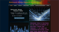 Desktop Screenshot of bioacousticresearch.com